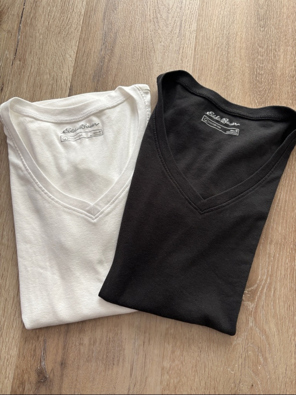 Eddie Bauer Short Sleeve T-Shirts Bundle - Black and White